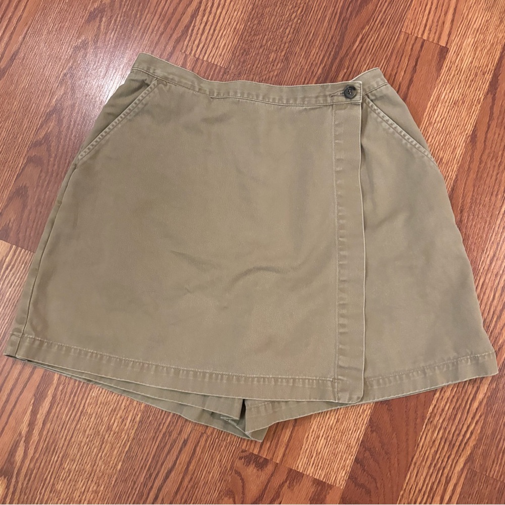 Vtg 90s Limited Chinos Classic Tan Khaki Women's Skorts